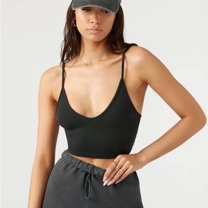 Josh Brown Strappy Crop Tank Due Flex Rib Streetwear